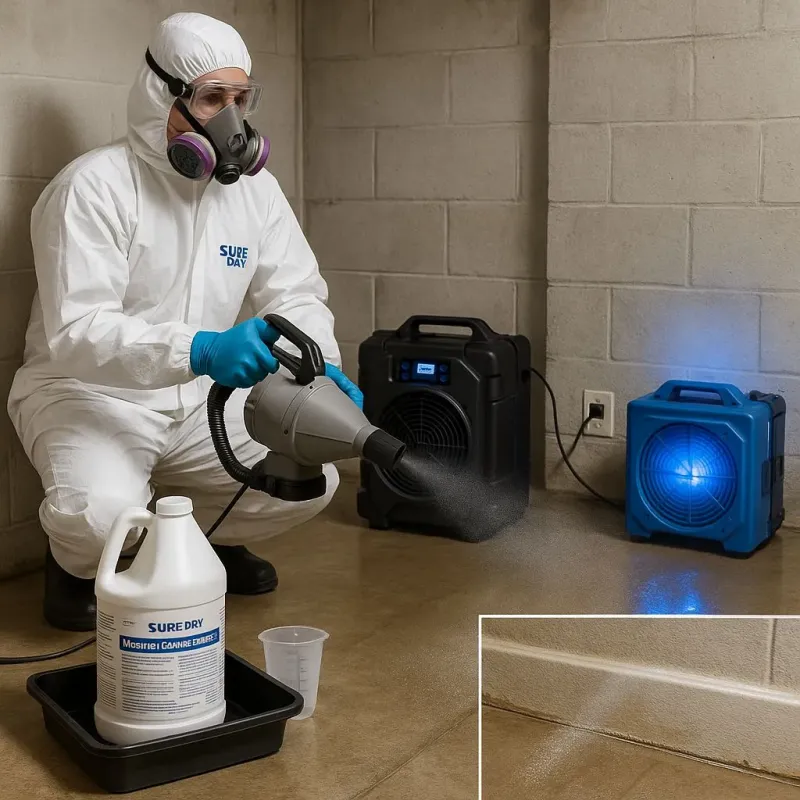 Sanitization and Odor Removal process in West Monroe, MI